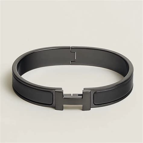 hermes black bracelet outfit|hermes black leather bracelets.